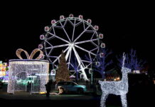 La lluvia retrasa la inauguración oficial del Parque de las Mágicas Navidades y no abrirá al público este viernes