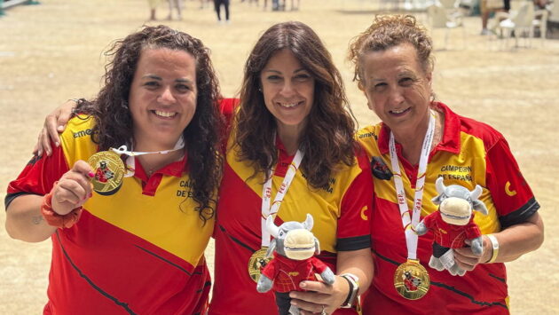 Tres torrejoneras se proclaman campeonas de España de petanca por Comunidades Autónomas