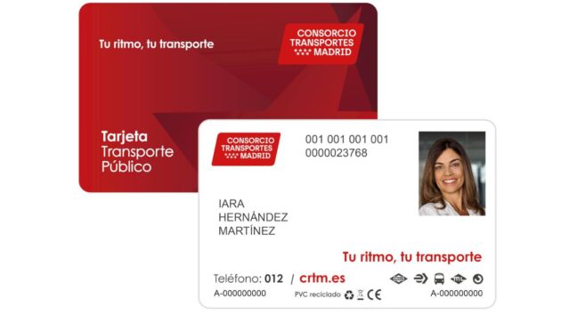 Así es la nueva Tarjeta de Transporte Público que llegará a los usuarios a partir de agosto
