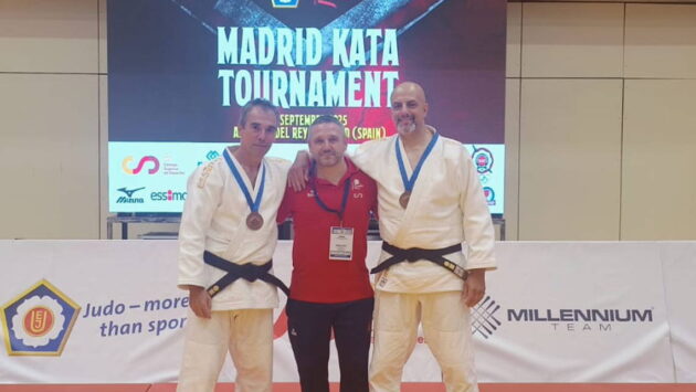 Mariano Arroyo y Juan Pozo logran el bronce en el «Madrid Kata Tournament»