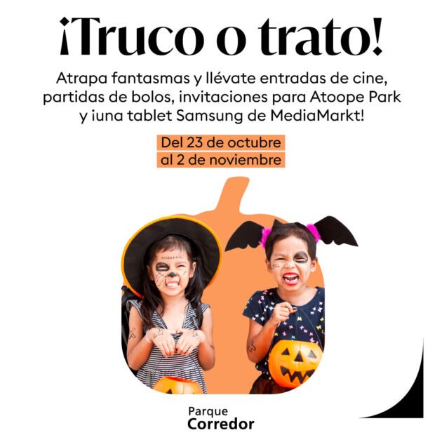 Parque Corredor celebra Halloween con un divertido y escalofriante juego “Caza fantasmas”