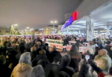 Centenares de personas se concentran ante el Hospital de Torrejón para exigir su gestión pública y denunciar las declaraciones del CEO de Ribera Salud