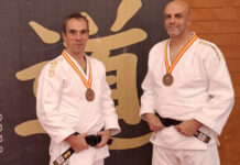 Juan Manual García y Mariano Arroyo, del Club de Judo Corredor del Henares, logran la medalla de bronce en el Campeonato de España de katas
