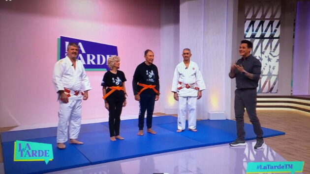 Los alumnos del proyecto de judo para mayores de Torrejón de Ardoz, protagonistas en La Tarde de Telemadrid