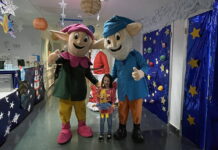 Los Guachis visitan por Navidad a los niños hospitalizados en Torrejón