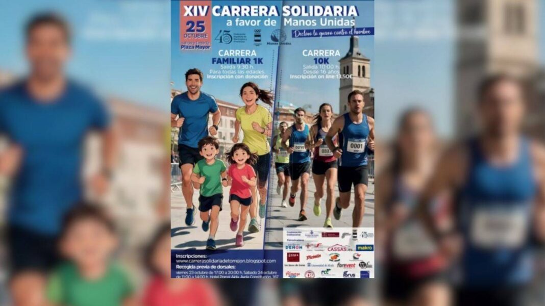Torrejón acoge la XIV Carrera Solidaria por Manos Unidas y el Olimpismo - imagen 1